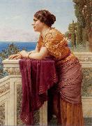 John William Godward Belvedere painting